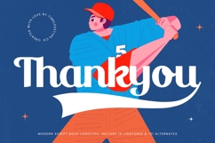 Victory Baseball - Modern Script Bold Product Image 20