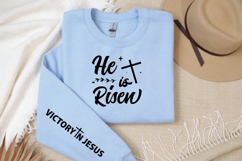 He Is Risen Sleeve SVG, Christian Sleeve SVG Product Image 3