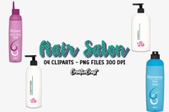 Hair Salon Clipart, beauty salon png graphic, illustrations Product Image 1