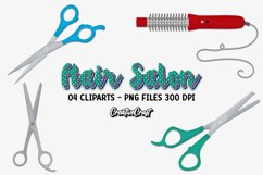Hair Salon Clipart, beauty salon png graphic, illustrations Product Image 1
