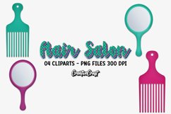 Hair Salon Clipart, beauty salon png graphic, illustrations Product Image 1