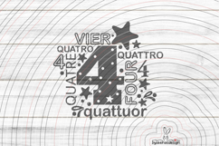 Four Cutting File SVG DXF Product Image 1