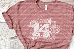 Fourteen Cutting File SVG DXF Product Image 2