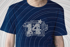 Fourteen Cutting File SVG DXF Product Image 5