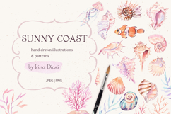 Sunny Coast Watercolor Set Product Image 1