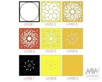 3D SVG Shadow Box Mandala, Multi Layer Mandala SVG - 027SB Product Image 10