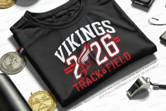 Viking Track and Field SVG Product Image 1