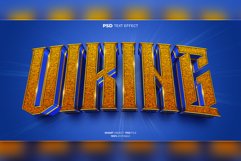 viking 3D editable text effect Product Image 1