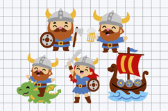 Viking Kawaii 3D SVG Product Image 3