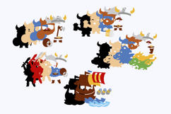 Viking Kawaii 3D SVG Product Image 2