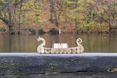 Viking Ship Laser Cut File, 3D SVG Model Plan for DIY Product Image 8