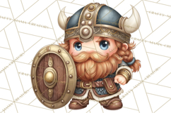 Whimsical Viking Village Clipart PNG, Nordic People Clip Art Product Image 2