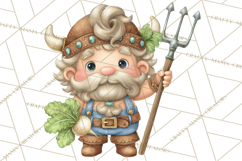 Whimsical Viking Village Clipart PNG, Nordic People Clip Art Product Image 5