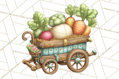Whimsical Viking Village Clipart PNG, Nordic People Clip Art Product Image 2