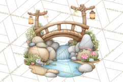 Whimsical Viking Village Clipart PNG, Nordic People Clip Art Product Image 3