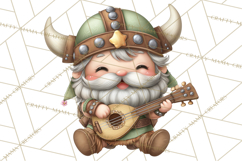 Whimsical Viking Village Clipart PNG, Nordic People Clip Art Product Image 4