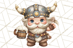 Whimsical Viking Village Clipart PNG, Nordic People Clip Art Product Image 5