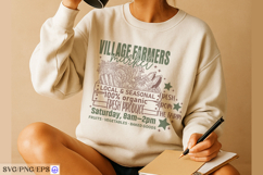 Countryside Vintage Farmers Market Sign SVG PNG T-shirt Product Image 3