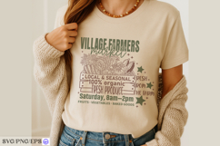 Countryside Vintage Farmers Market Sign SVG PNG T-shirt Product Image 4