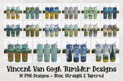 Vincent Van Gogh 20oz Tumbler Sublimation Bundle Product Image 1