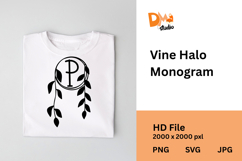 Vine Halo Monogram Product Image 1