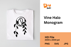 Vine Halo Monogram Product Image 1
