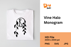 Vine Halo Monogram Product Image 1