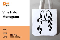 Vine Halo Monogram Product Image 1