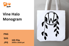 Vine Halo Monogram Product Image 1