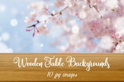 Empty wooden table backgrounds Product Image 1