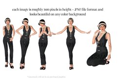 1920&#039;s Girl PNG Graphics - Vintage Style Woman Posers Product Image 2