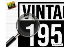 Vintage 1957 Svg Png, 66th birthday svg, 66 and fabulous svg Product Image 2