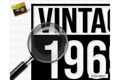Vintage 1964 Svg Png, 59th birthday svg, 59 and fabulous svg Product Image 2