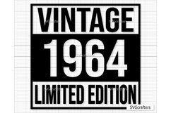 Vintage 1964 Svg Png, 59th birthday svg, 59 and fabulous svg Product Image 1