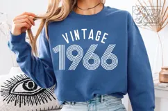 Vintage 1966 Retro SVG PNG - Hello Sixty - 60th Birthday Product Image 5