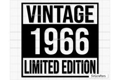 Vintage 1966 Svg Png, 57th birthday svg, 57 and fabulous svg Product Image 1