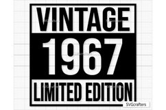 Vintage 1967 Svg Png, 56th birthday svg, 56 and fabulous svg Product Image 1