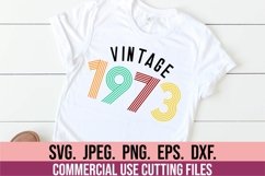 Vintage Birthday SVG 1963 1973 1983 1993 Retro Bundle 30 40 Product Image 9
