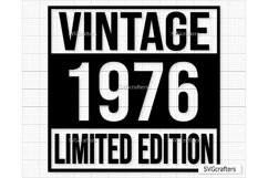 Vintage 1976 Svg Png, 47th birthday svg, 47 and fabulous svg Product Image 1