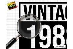 Vintage 1981 Svg Png, 42nd birthday svg, 42 and fabulous svg Product Image 2