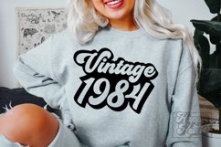 Vintage Birthday 1964 1974 1984 1994 Retro Bundle 30 40 svg Product Image 4