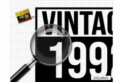 31st birthday svg, 31 and fabulous svg, Vintage 1992 Svg Png Product Image 2