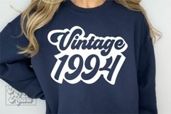 Vintage 1994 Retro SVG - Hello Thirty SVG - 30th Birthday Product Image 1