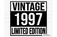 Vintage 1997 Svg Png, 26th birthday svg, 26 and fabulous svg Product Image 3