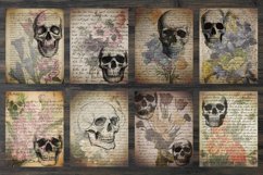Flowers &amp; skulls backgrounds Product Image 2