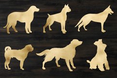 Gold dogs clipart Product Image 2