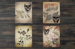 Flowers &amp; skulls backgrounds Product Image 3