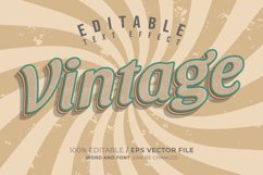 Vintage 3d Editable Text Effect Product Image 1