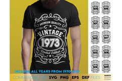 Vintage 50th Father Birthday Shirt SVG Gift Include 70-79 Product Image 5