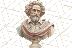 Dark Academia Clipart PNG Study Props Vintage Library Art Product Image 5